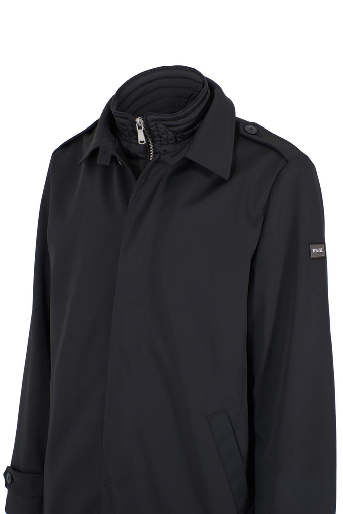 YES ZEE CAPPOTTO UOMO CON FINTO GILET STACCABILE