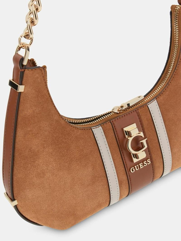 GUESS ERENIA TOP ZIP SHOULDER BAG