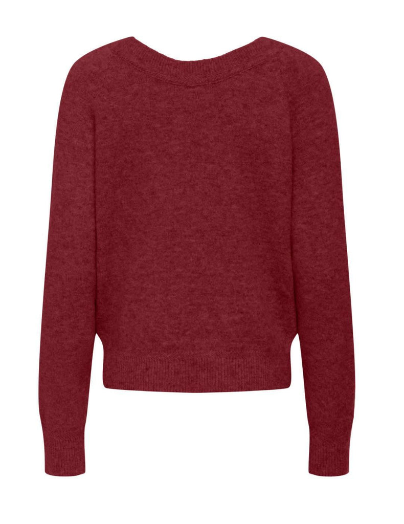 ONLY ONLRENE LIFE LS V-NECK REVERSIBEL CC KNT