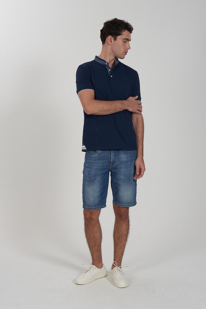 YES ZEE BERMUDA JEANS UOMO 5 TASCHE, SLIM