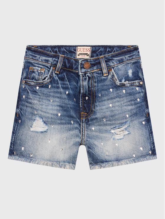 GUESS BAMBOO DENIM SHORTS W/STRASS