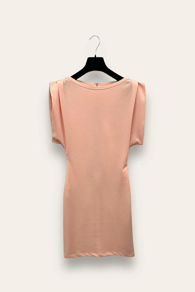LOVEme Abito tubino sagomato in crepe, zip sulla schiena
