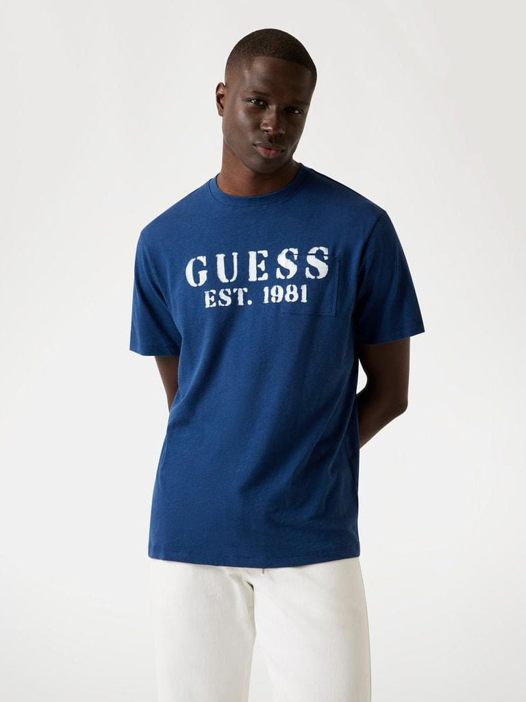 GUESS CN SL MARINA PRINT TEE