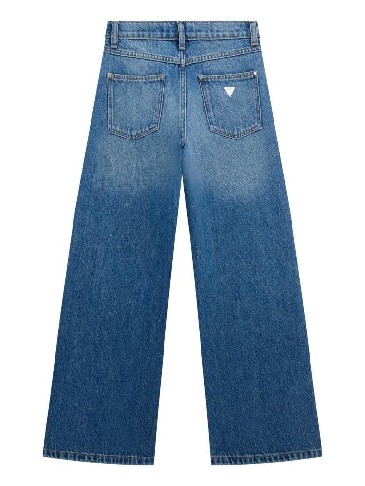 GUESS 90S RGD DENIM PANTS W/DAMAGES