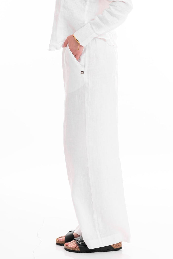 MARKUP PANTAPALAZZO IN LINO