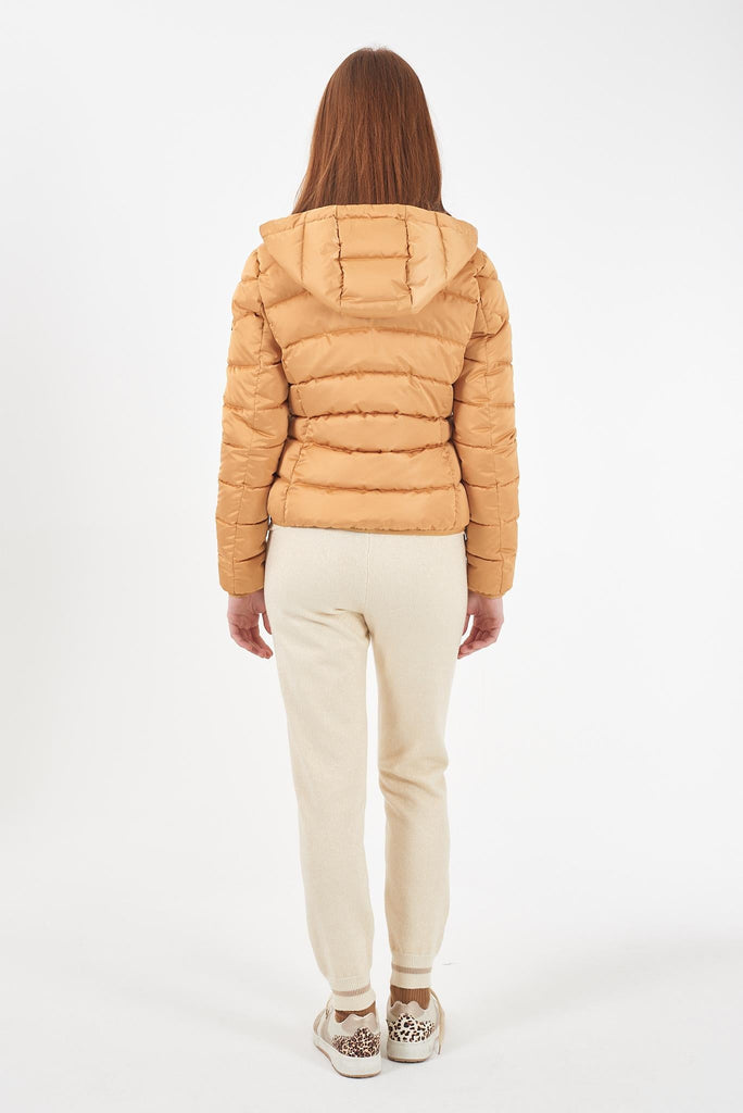 YES ZEE GIUBBINO DONNA TRAPUNTATO CON CAPPUCCIO