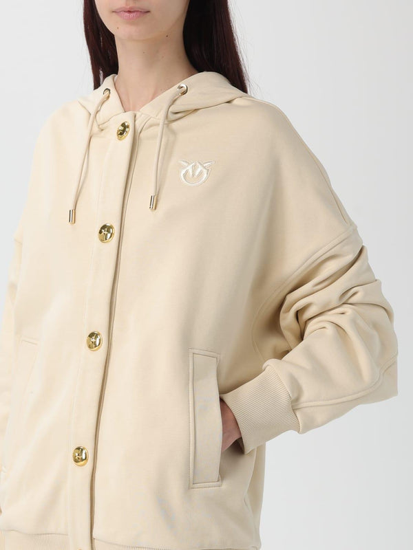 PINKO MACINA CARDIGAN FELPA CON BOTT