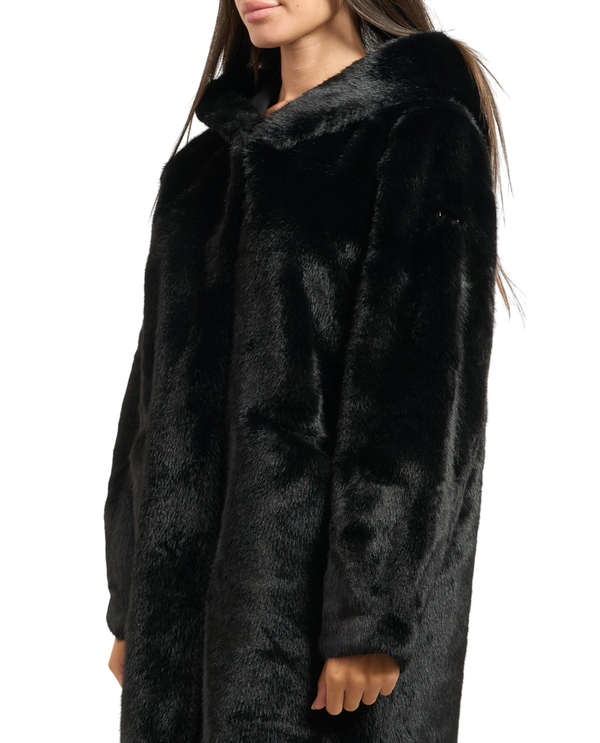 YES ZEE CAPPOTTO DONNA CON CAPPUCCIO