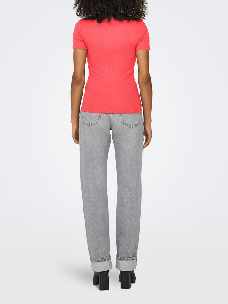 ONLY ONLEASY S/S O-NECK TOP BOX JRS