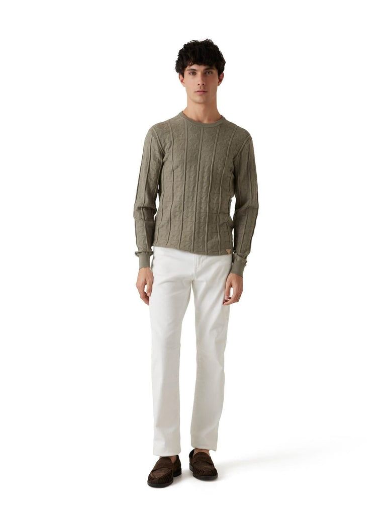 GUESS HERON CN LS MONOGRAM SWEATER