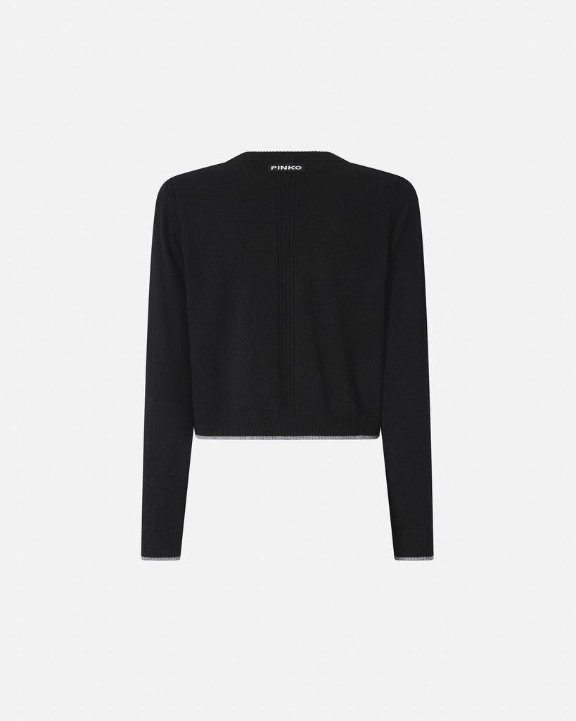 PINKO STROMBOLI CARDIGAN LANA MERINO