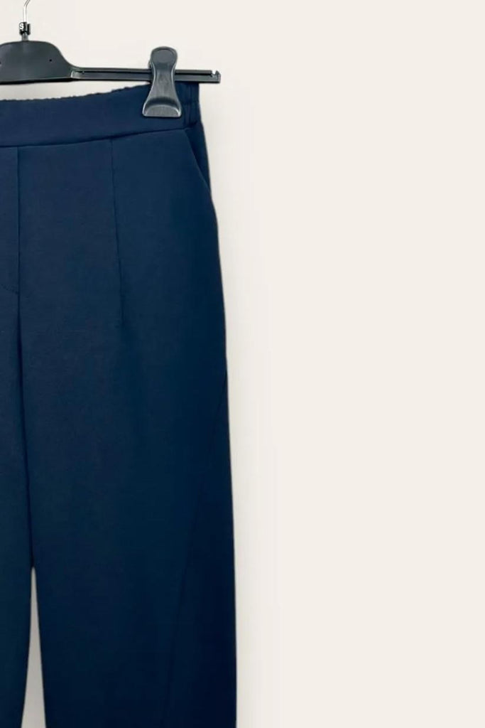 LOVEme Pantalone baggy a carota, punto milano