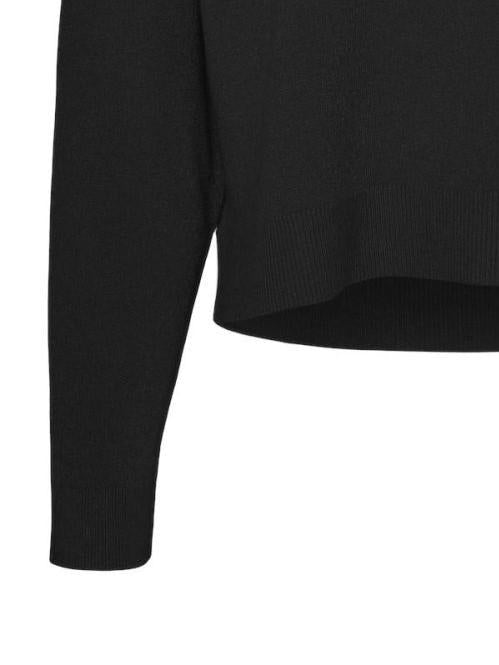 VERO MODA VMGOLD LINK LS V-NECK CROPPED PULL. GA