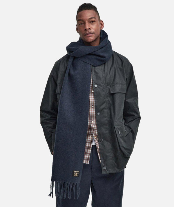 BARBOUR BRANDY BOUCLE SCARF