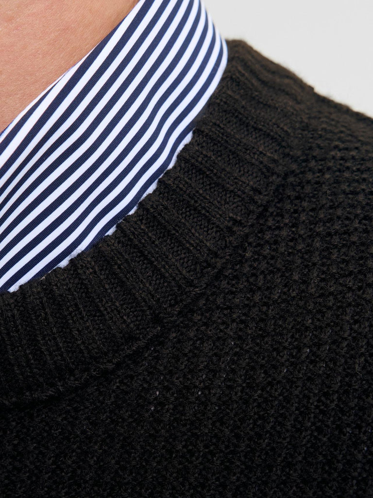 JACK AND JONES JJROY KNIT CREW NECK AW25