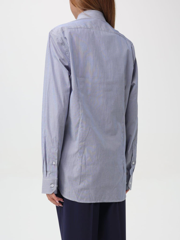 MICHAEL KORS POPLIN STRIPE SLIM SHIRT