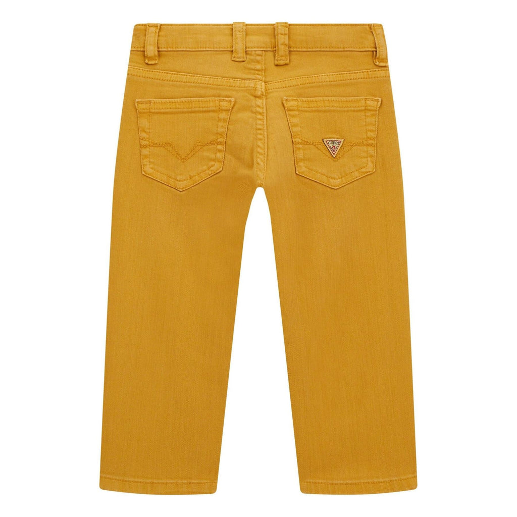 GUESS GMD STR BULL DENIM SLIM PANTS