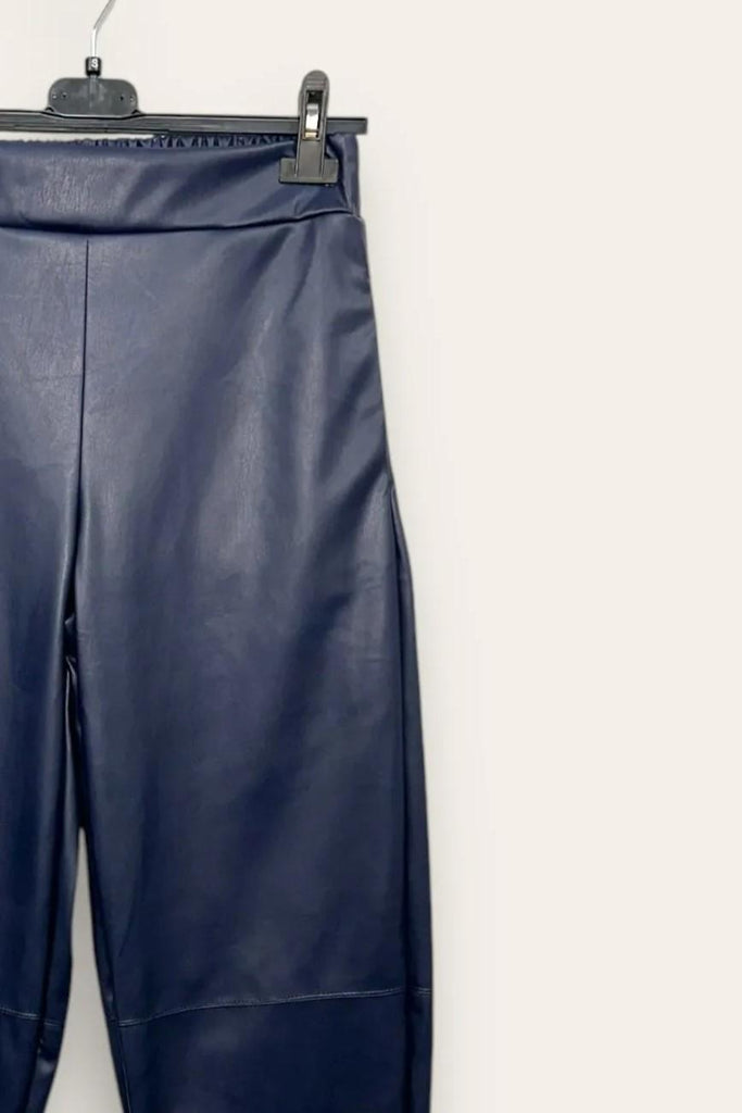 LOVEme Pantalone in ecopelle a carota