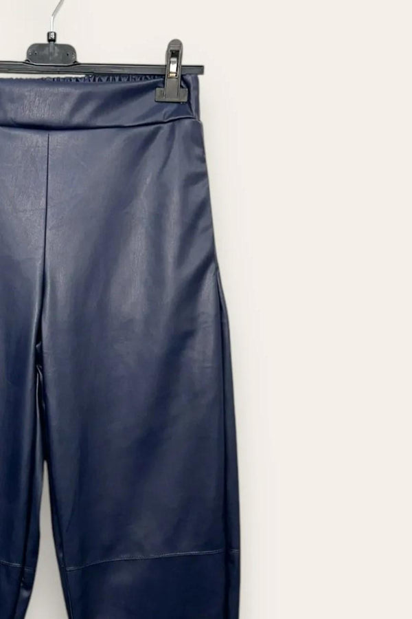 LOVEme Pantalone in ecopelle a carota