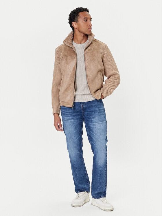 GUESS LS MN SUEDE MIX RIVER JACKET