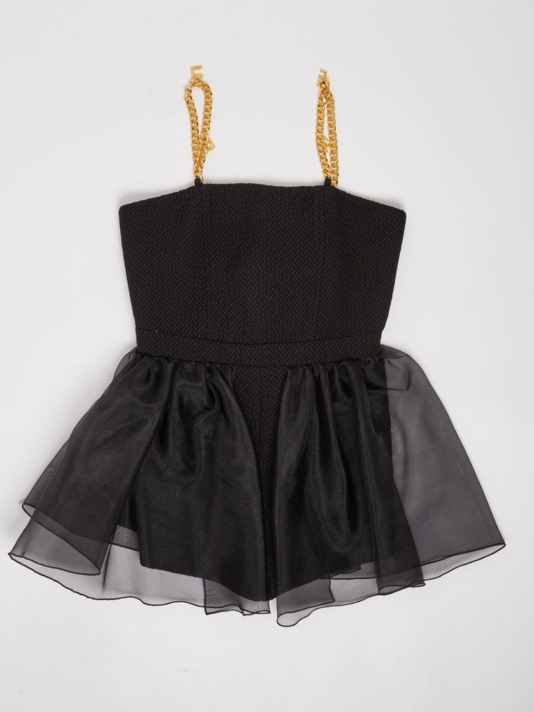 ELISABETTA FRANCHI La Mia Bambina TUTA CON BRETELLE CON CHARMS