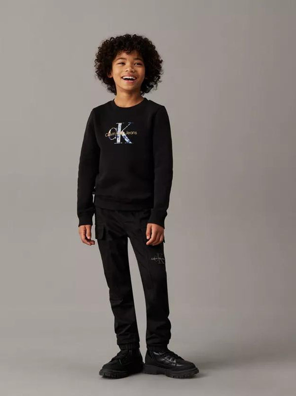 CALVIN KLEIN JEANS FILLED-IN PHOTO FLEECE MONO CN