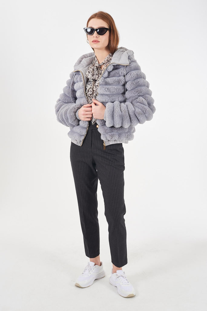 YES ZEE GIUBBINO DONNA TIPO BOMBER, REVERSIBILE
