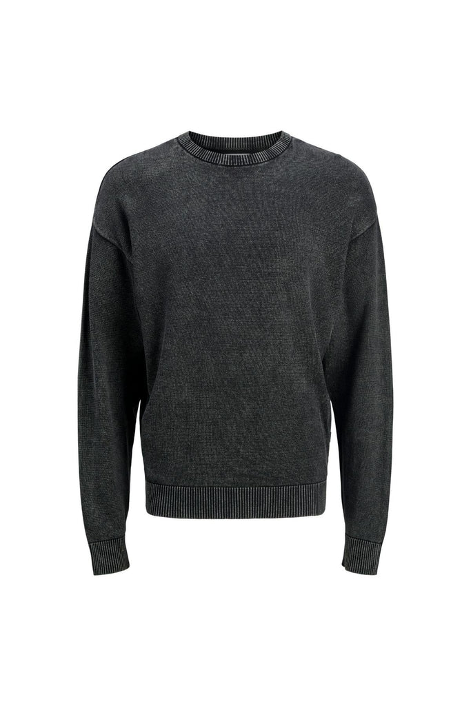 JACK AND JONES JJECHARGE FADED KNIT CREW NECK NOOS