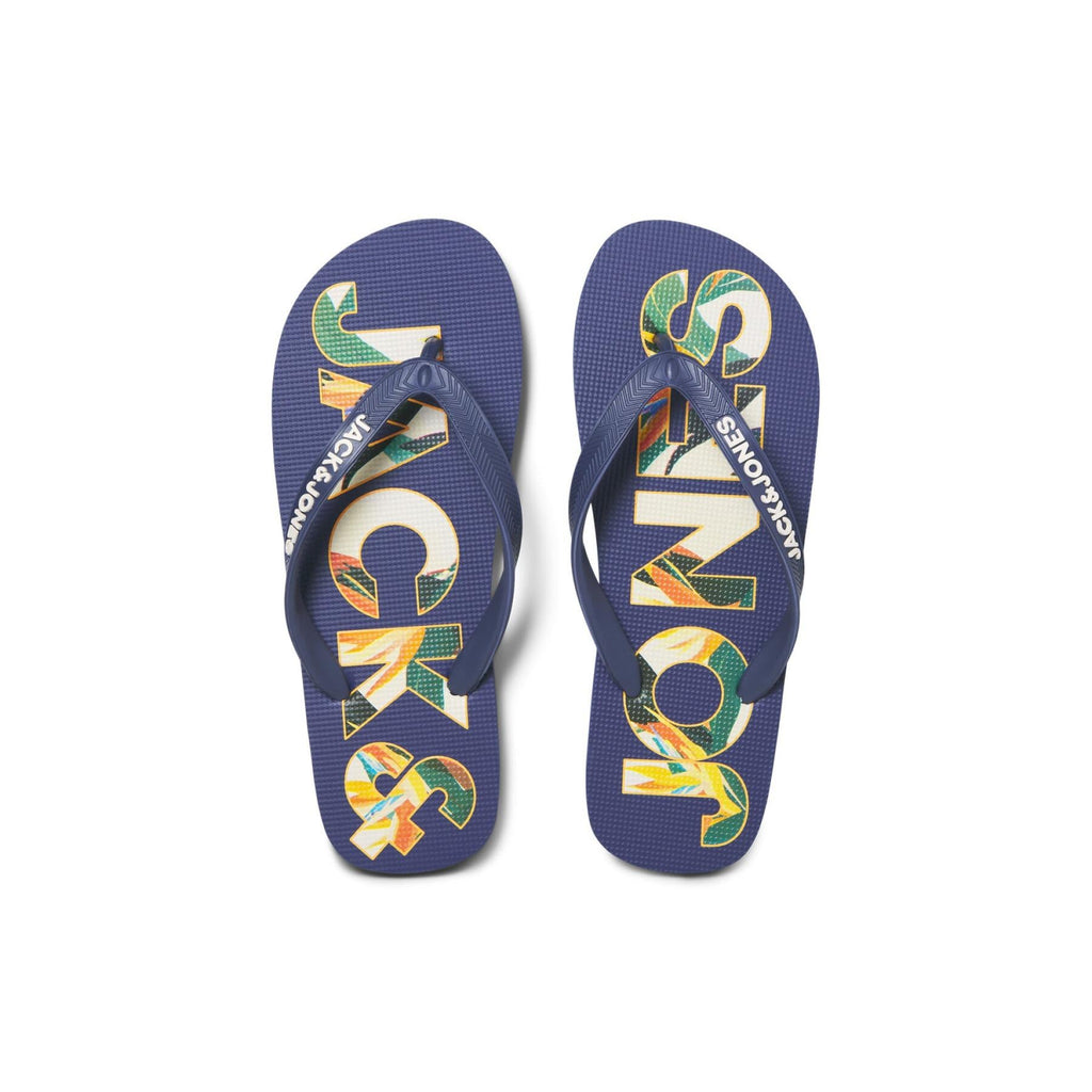 JACK AND JONES JFWLOGO PALM PRINT FLIP FLOP