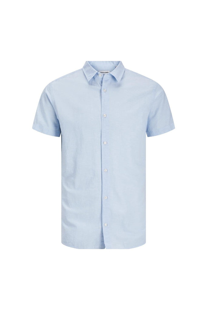 JACK JONES KIDS JJBREEZE LINEN BLEND SHIRT SS SN JNR