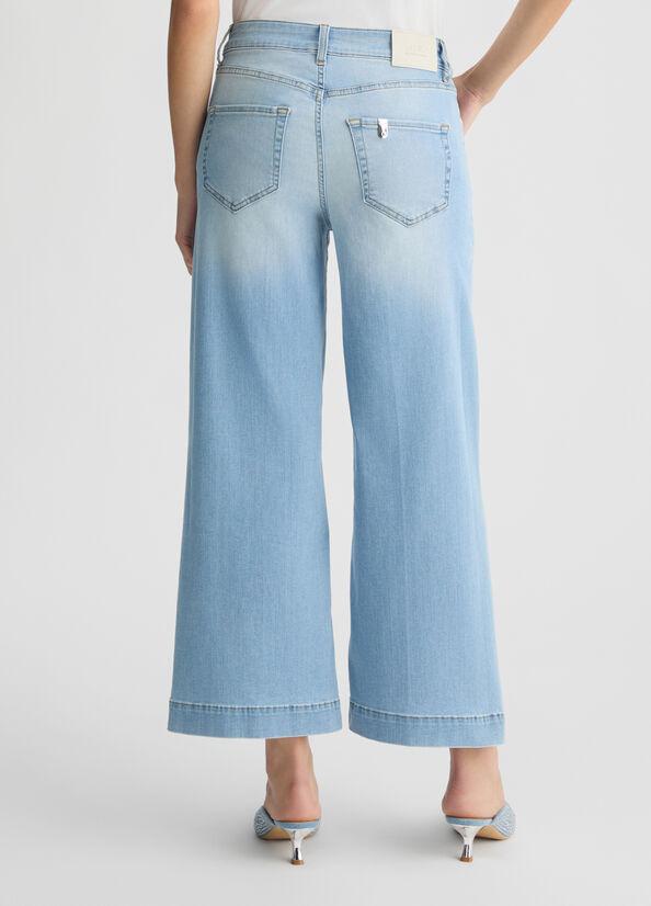 LIU JO ECS AUTHENTIC CROPPED FLARE RW