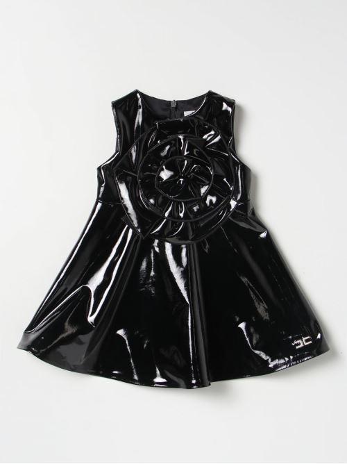 ELISABETTA FRANCHI La Mia Bambina ABITO IN ECO-VERNICE CON MACRO