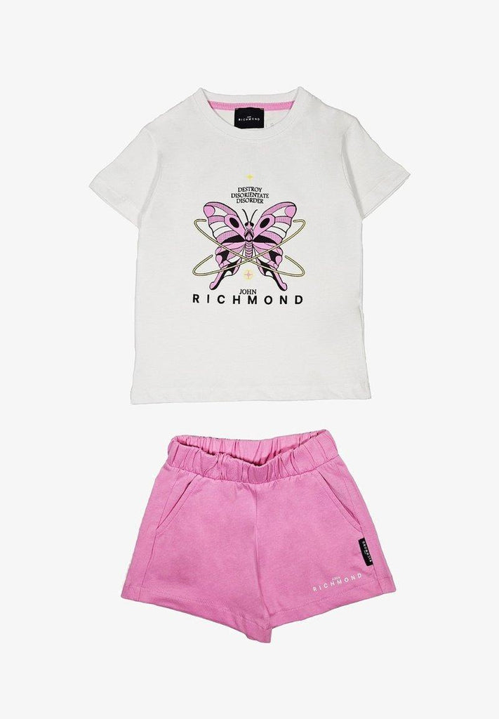 JOHN RICHMOND T-SHIRT + SHORTS