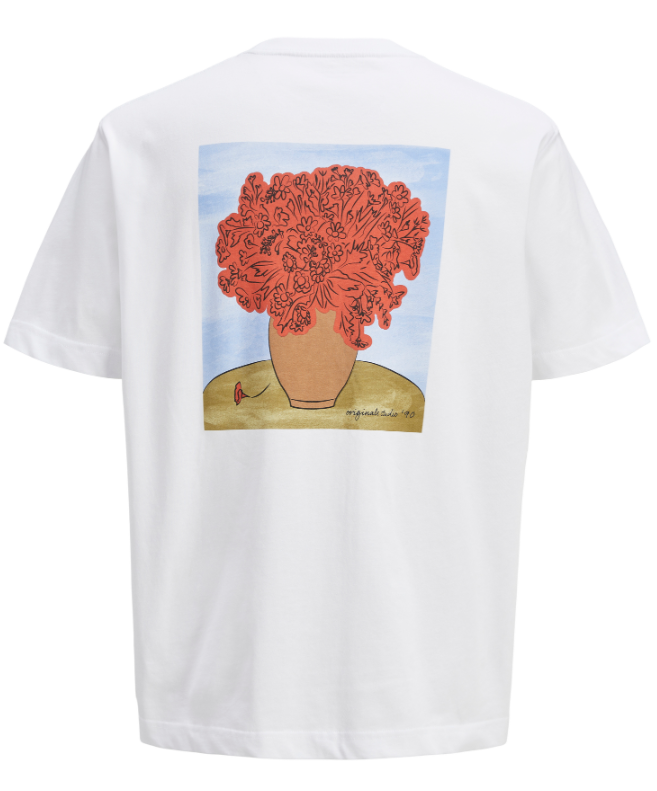 JACK AND JONES JORMARRAKESH BACK TEE SS CREW NECK