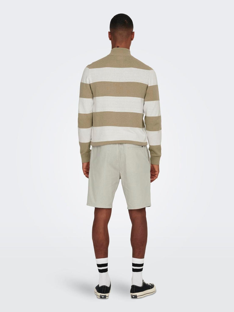 ONLY&SONS ONSLINUS 0007 COT LIN SHORTS NOOS
