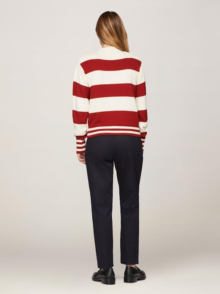 TOMMY HILFIGER RUGBY STP  MOCK-NK S