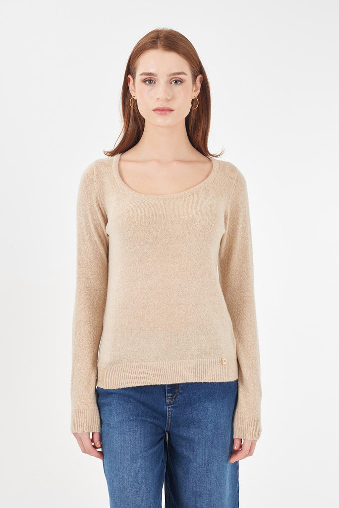 YES ZEE MAGLIA DONNA SCOLLO A MADONNA