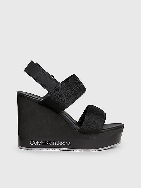 CALVIN KLEIN JEANS WEDGE SANDAL WEBBING