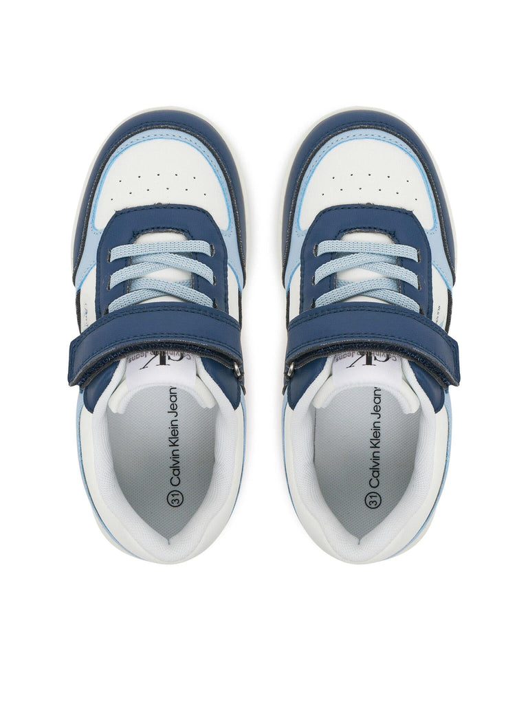 CALVIN KLEIN JEANS SNEAKER BASSA LACCI/VELCRO