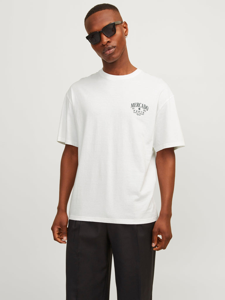 JACK AND JONES JORMERCADO TEE SS CREW NECK TG LN STYD