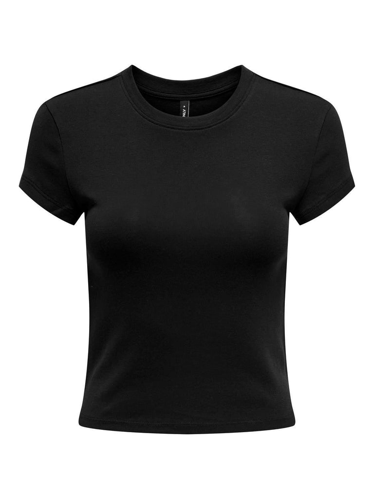 ONLY ONLELINA S/S O-NECK SHORT TOP JRS NOOS