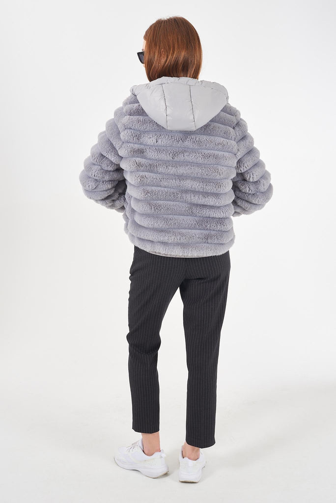 YES ZEE GIUBBINO DONNA TIPO BOMBER, REVERSIBILE