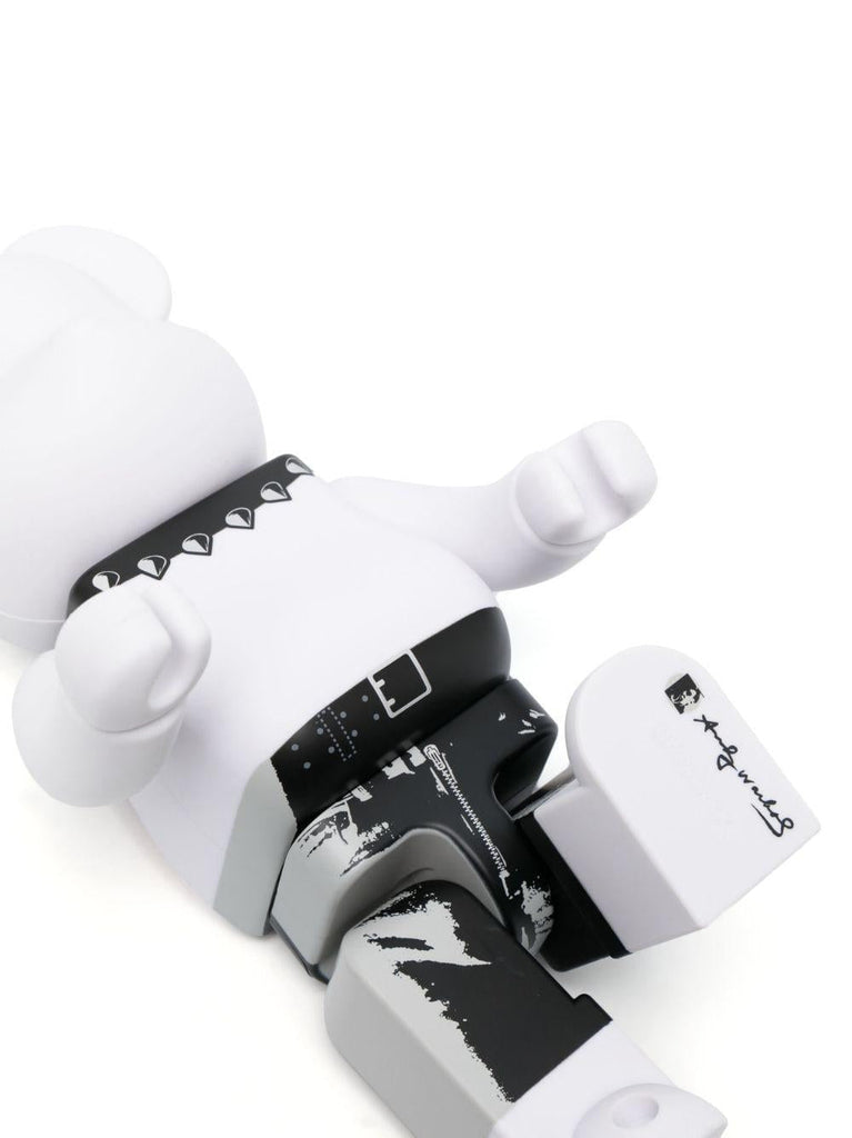 MEDICOM TOY Bianco Bearbrick X Andy Warhol X The Rolling Stones (Sticky Fingers) Set 100% E 400%