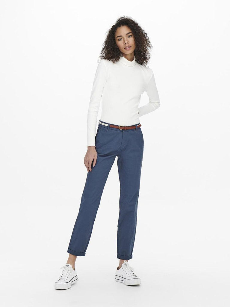 ONLY ONLBIANA MW COTTON BELT CHINO PNT NOOS