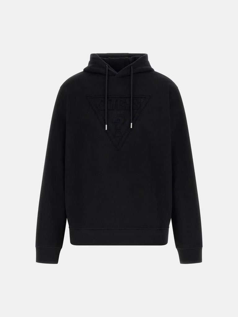 GUESS TRIANGLE RAW PATCH HOODIE