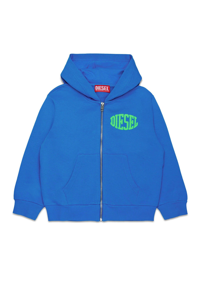 DIESEL SBOLCZIP OVER SWEAT-SHIRT