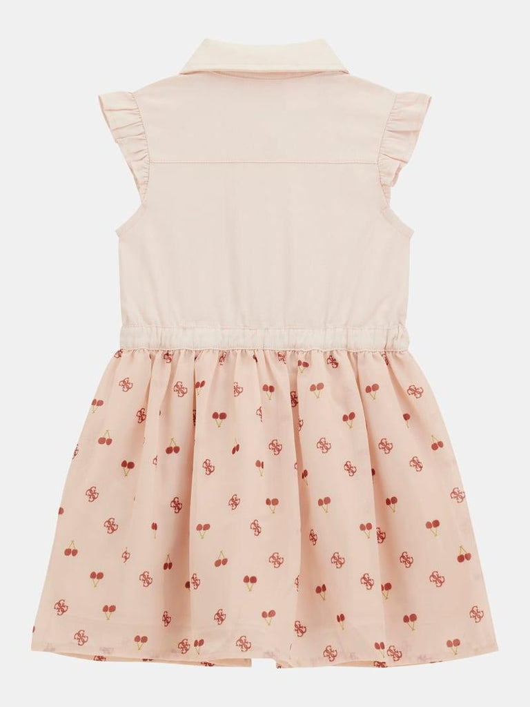 GUESS MIXED FABRIC SS DRES