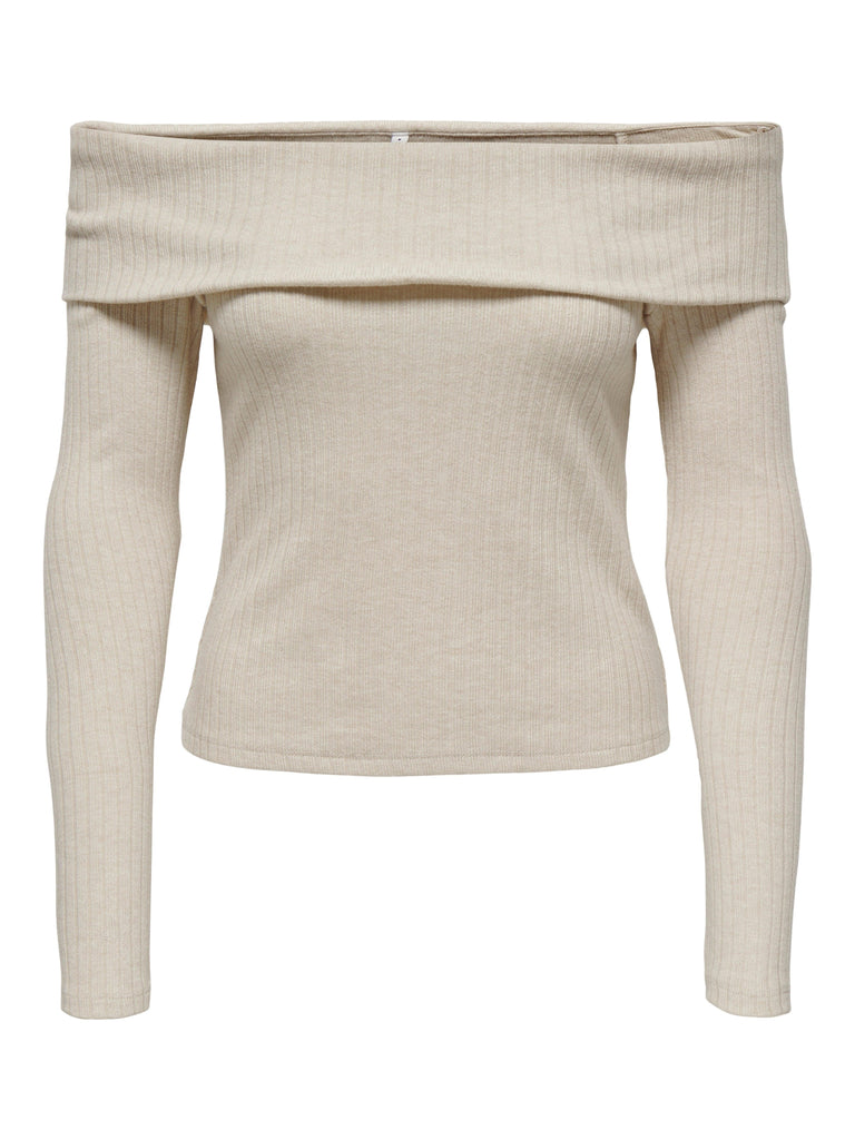 ONLY ONLPIPER L/S OFF SHOULDER TOP JRS