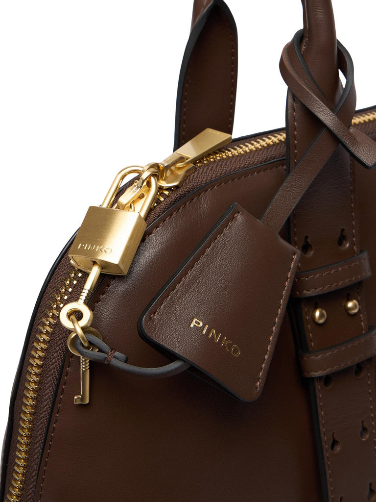 PINKO BOWLING BAG VITELLO MORBIDO