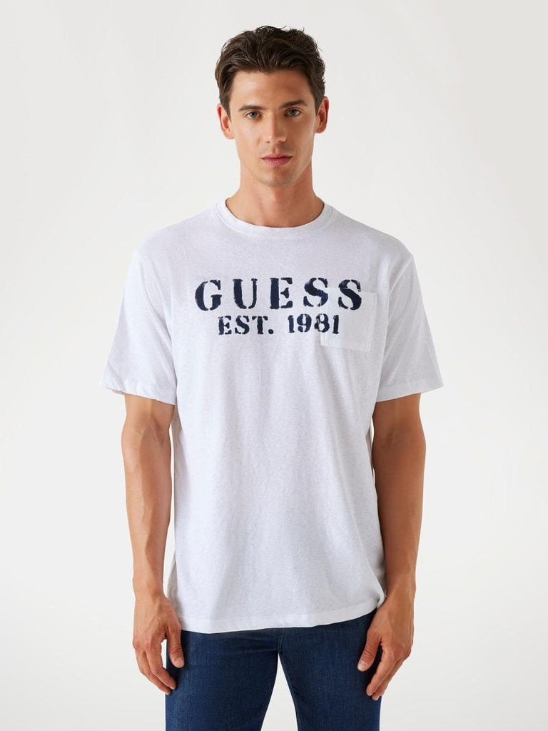 GUESS CN SL MARINA PRINT TEE